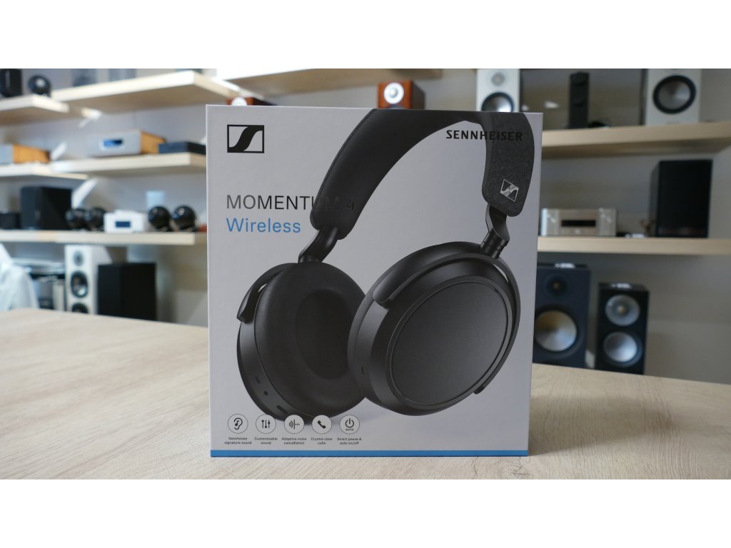 Akční set sluchátek Sennheiser Momentum 4 a bezdrátového adaptéru Sennheiser BTD 700