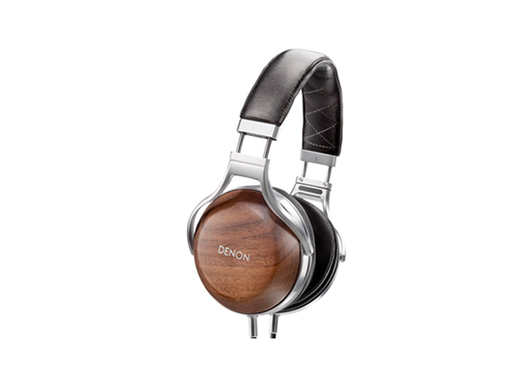 Kvalitní uzavřená stereofonní sluchátka z přírodních materiálů Denon AH-D7200