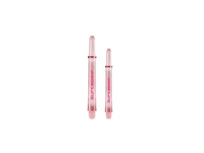 Násadky SUPERGRIP clear pink