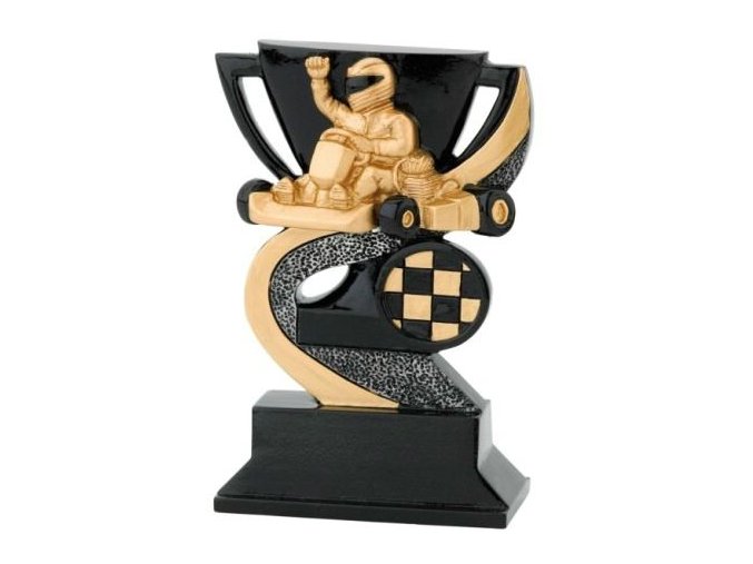 Trofej CFG301 motokáry    C bronzová výška 13,5cm