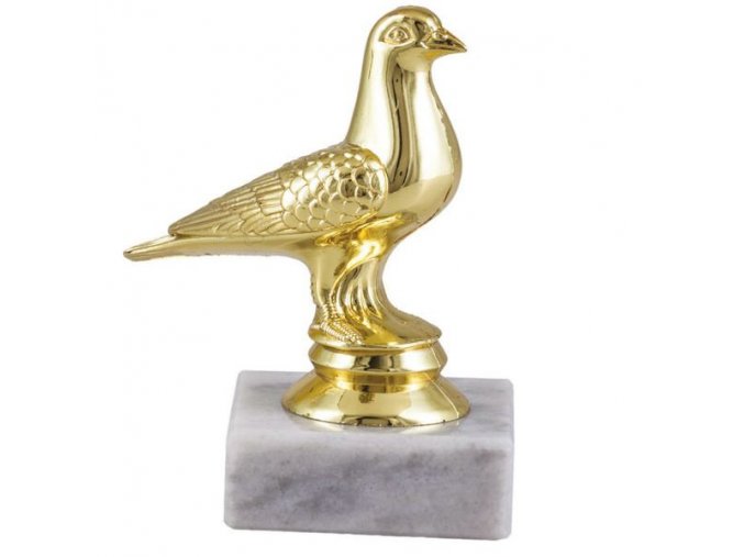 Figurka CF0161 holub zlatá
