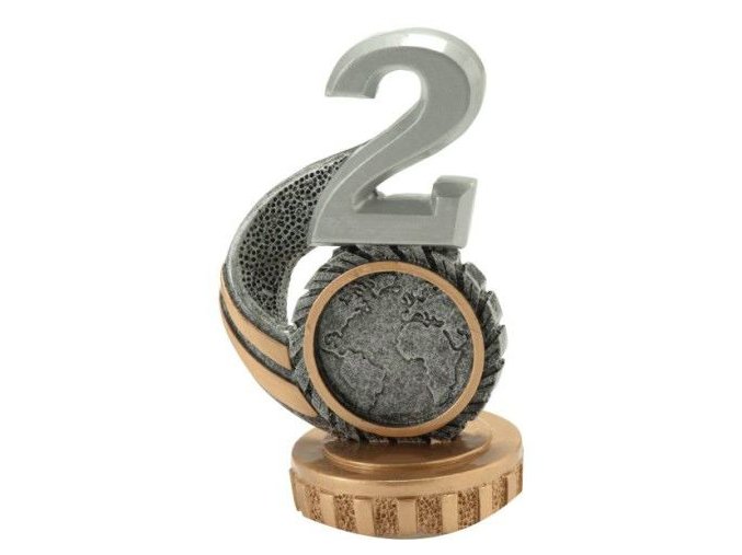 Trofej  CU02 2.místo  Výška 8cm