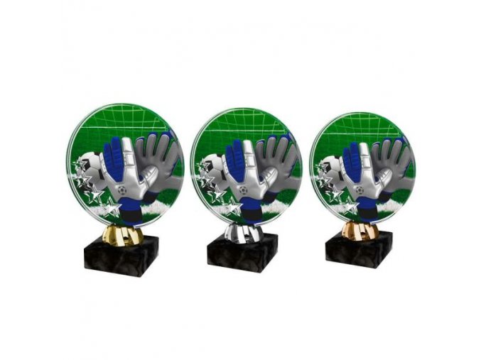 Akrylátová trofej CACL2103M3 Fotbal
