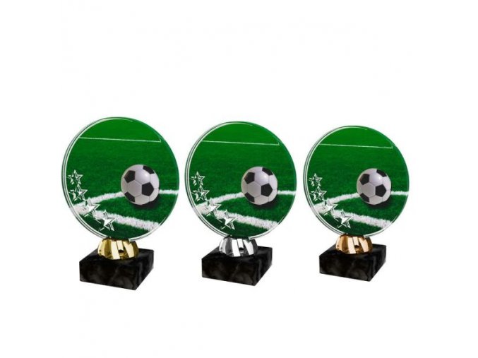 Akrylátová trofej CACL2103M1 Fotbal