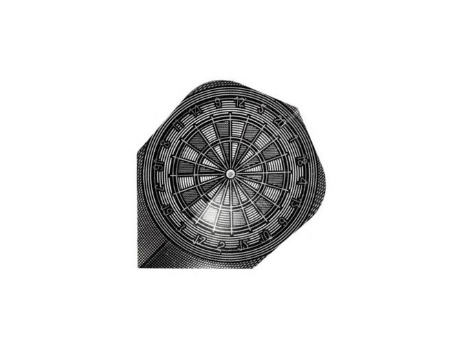 Letky QUADRO standard Grey Dart Board