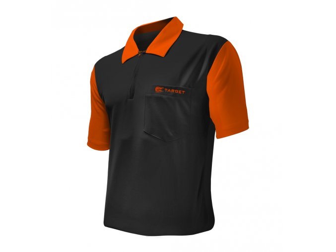 Tričko Coolplay 2 DART SHIRT HYBRID Black/Orange