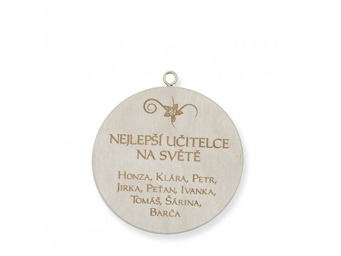 Medaile 9139 dřevěná