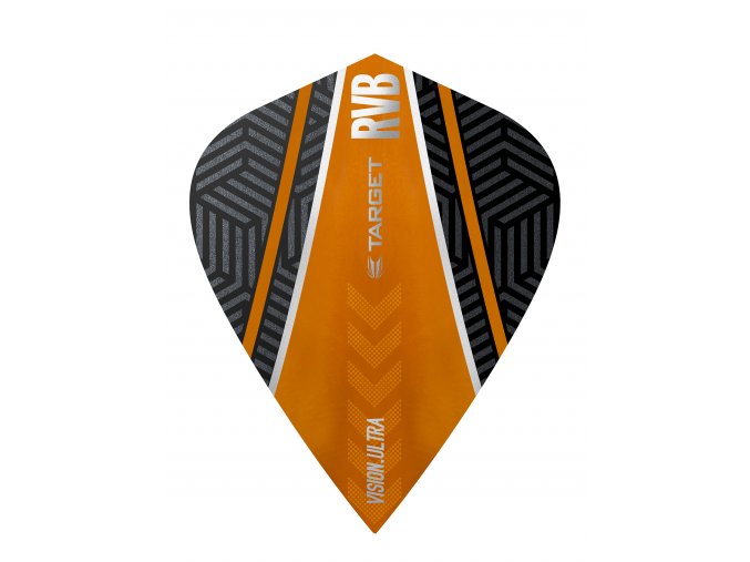 332060 RVB VISION.ULTRA BLACK ORANGE CURVE KITE