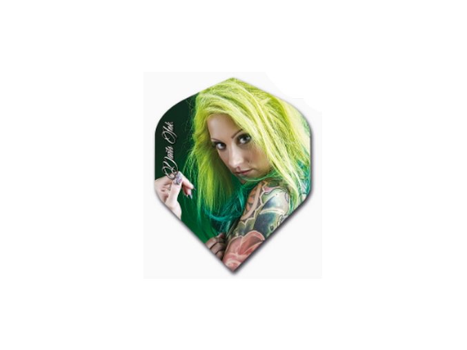 Letky DARTSINK standard GREEN HAIRED GIRL