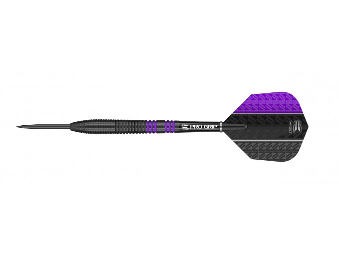 VAPOR8 BLACK PURPLE 21G STEEL TIP DART 100451