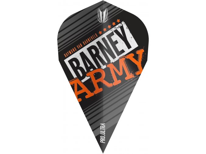 334350 BARNEY ARMY PRO.ULTRA BLACK VAPOR FLIGHT BAGGED 2019