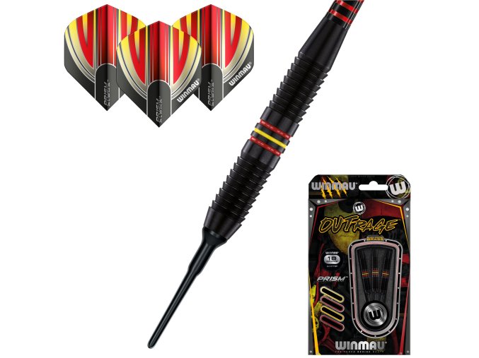 Šipky soft OUTRAGE brass 18gK2