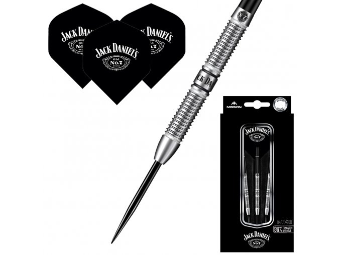 Šipky steel Jack Daniels 80% tungsten 22g