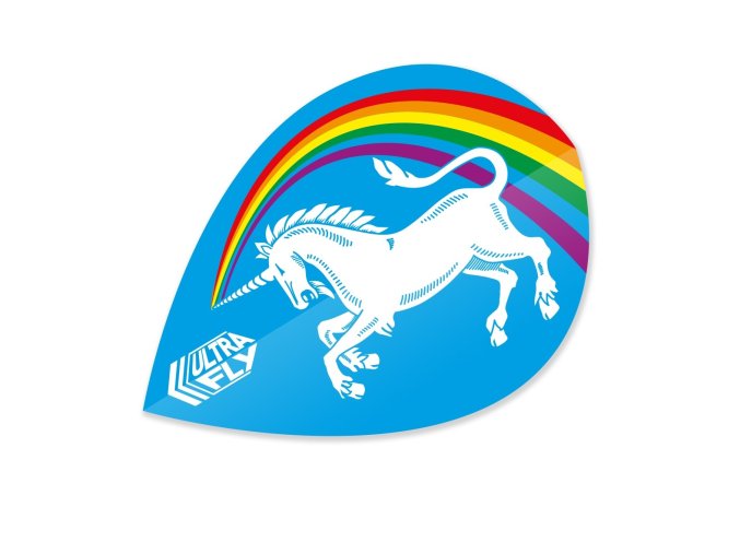 Letky Ultrafly pear UNICORN RAINBOW BLUE