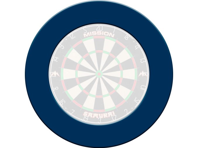 mission dartboard surround plain plain blue g
