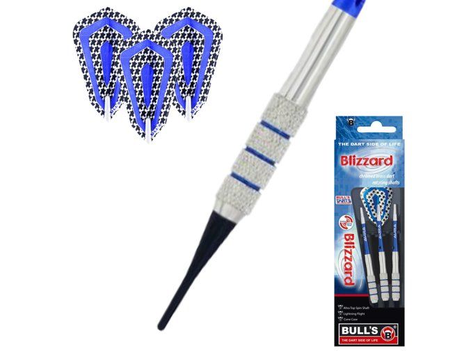 Šipky soft Blizzard brass 14g