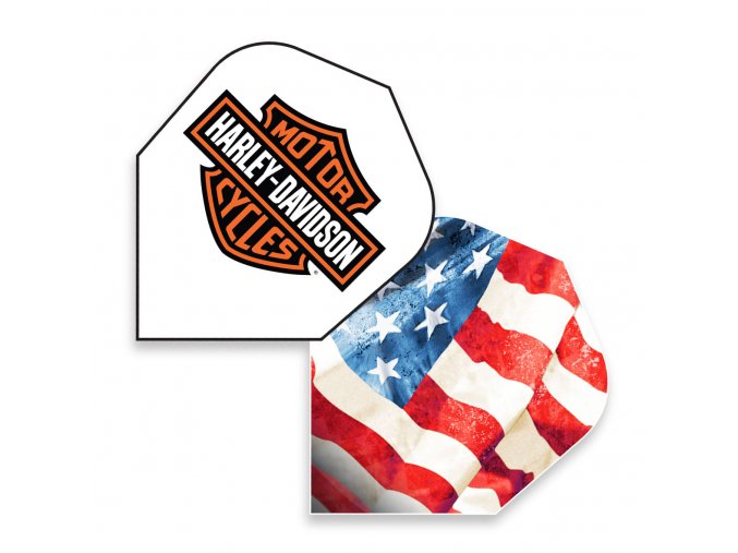 Letky Harley Davidson B&S US Flag No6