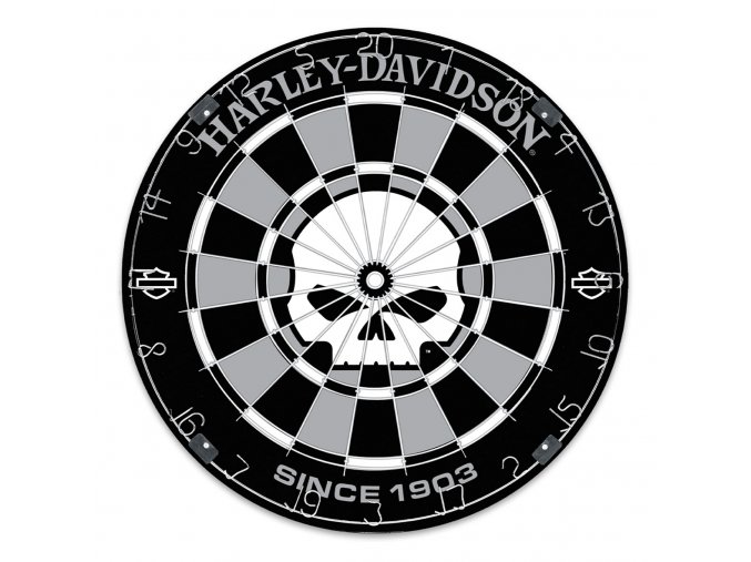 Sisalový terč Harley Davidson Skull