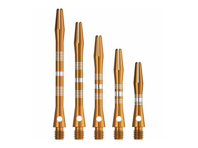 Designa Multiline Aluminium Shafts Regrooved Gold