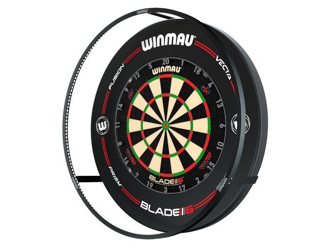 Plasma Dartboard Surround Light & Pro-line Original Black Surround Bundle