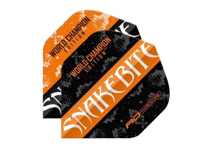 Letky Peter Wright Orange & Black Yin Yang Standard