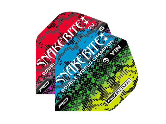 Letky Peter Wright Green, Blue & Red Yin Yang Standard