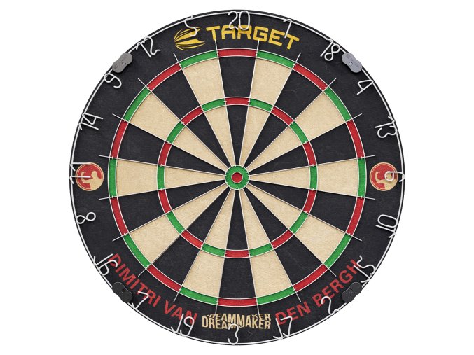 Dimitri Van Den Bergh Dartboard Set 2024