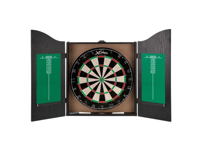 Kabinet s terčem XQ Max Home Darts Centre Black