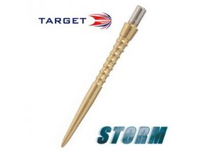 Hroty steel STORM POINT GROOVED gold 26 mm