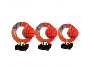 Akrylátová trofej CACL2101M8 Basketbal