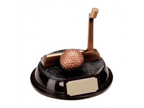 Trofej  CRF0188 golfová hole, golfový míček Výška 11cm