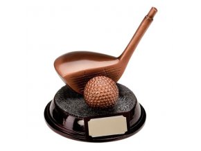 Trofej  CRF0199 golfová hole, golfový míček  Výška 13cm
