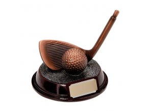 Trofej  CRF0212 golfová hole, golfový míček   Výška 11cm