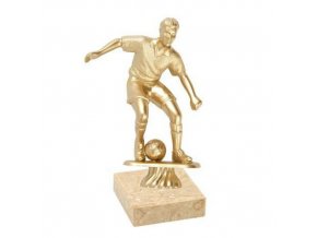 Figurka C22617 fotbal zlatá 11cm