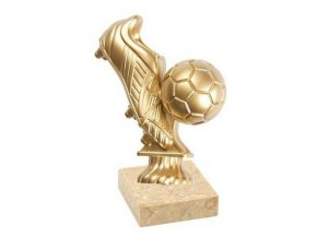 Figurka  C22612 fotbalová bota zlatá Výška 10cm
