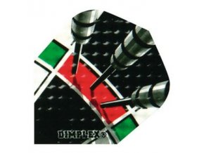 Letky DIMPLEX standard black/red darts