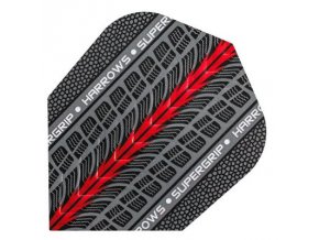 Letky SUPERGRIP standard grey/red