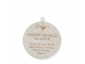 Medaile 9139 dřevěná