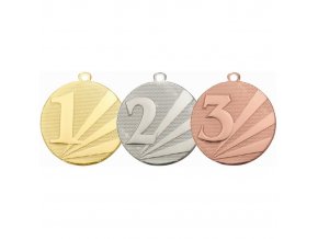 Medaile MDC1122 zlatá,stříbrná,bronzová