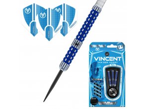 Šipky steel Winmau VINCENT VAN DER VOORT 90% 25g