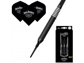 Šipky soft Jack Daniels Brass black 19g