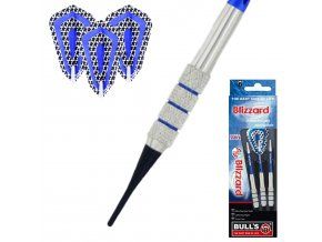 Šipky soft Blizzard brass 14g