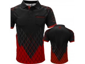 Tričko Paragon black red