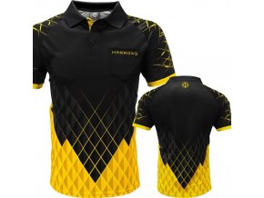 Tričko Paragon black yellow