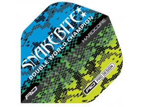 Letky Peter Wright Multi Snakeskin Blue Standard