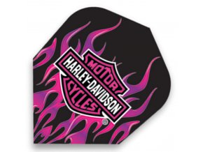 Letky Harley Davidson B&S Pink Flames No6