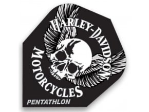 Letky Harley Davidson Winged Skull No6