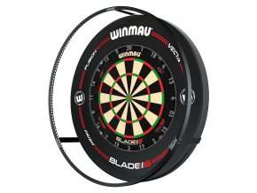 Plasma Dartboard Surround Light & Pro-line Original Black Surround Bundle