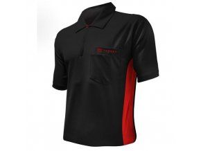 Tričko COOLPLAY HYBRID black/red