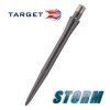 Hroty steel STORM POINT SMOOTH black  30 mm